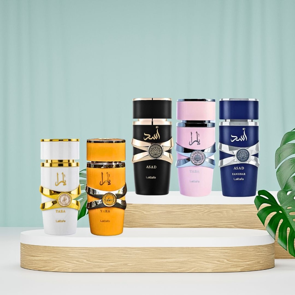 [Zuri_91] Yara, Yara Moi, Yara Tous, Asad & Asad Zanzibar Edp Sprays 100ml (3.4 oz) by Lattafa